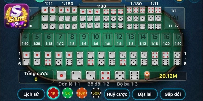 Hãy quan sát lịch sử kết quả trong tài xỉu livestream